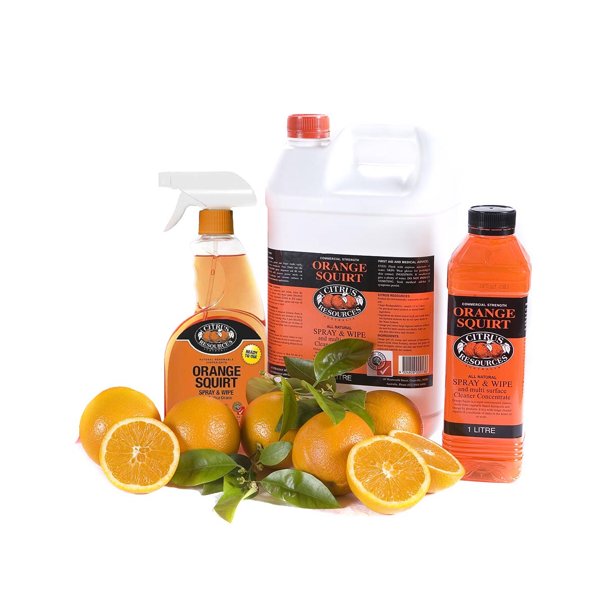 Orange Squirt Spray & Wipe