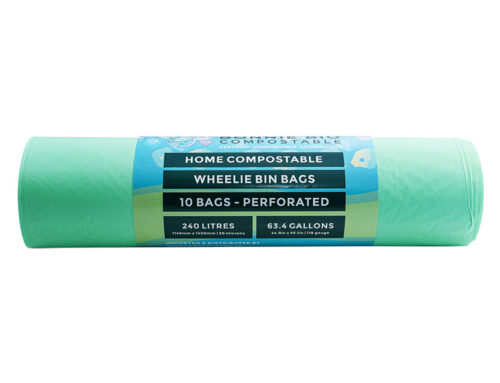 Compostable Garbage & Wheelie Bin Bags 240lt