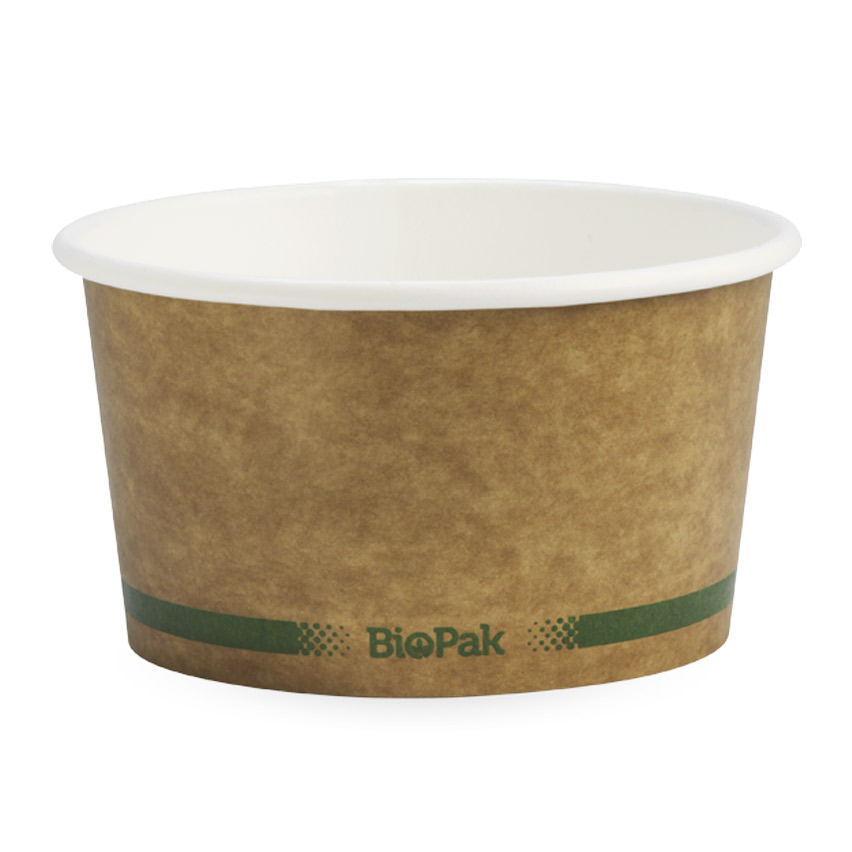 BioPak Natural BioBowl 430ml - Sandhurst Cleaning Supplies Bendigo