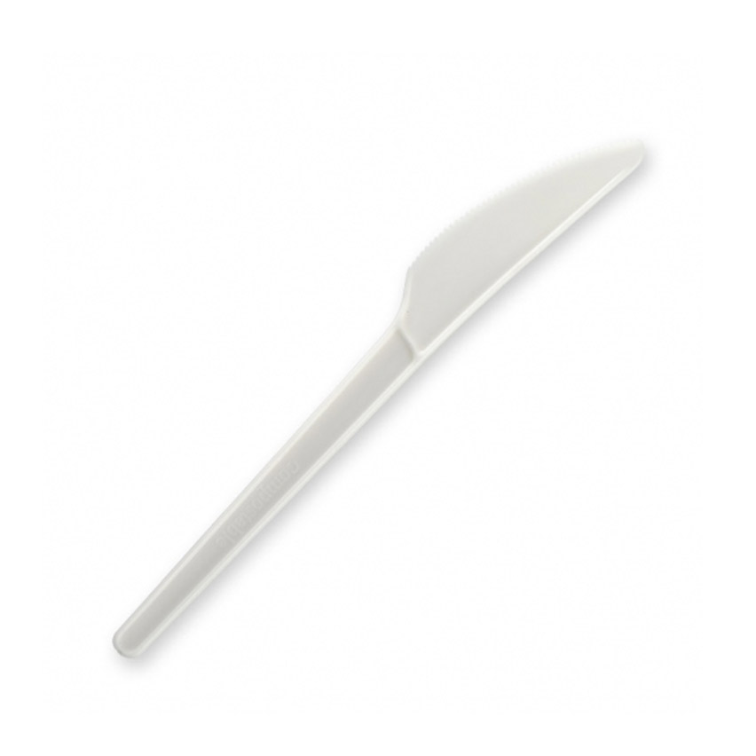 BioPak PLA Knife 15cm - Sandhurst Cleaning Supplies Bendigo