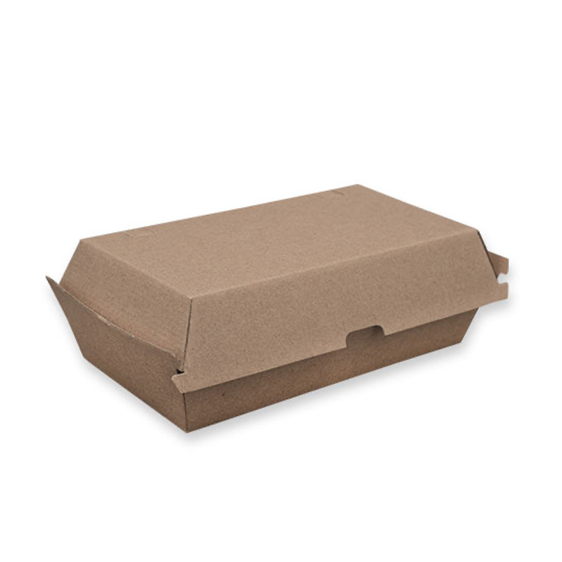 Kraft Board Snack Boxes Large - Sandhurst Cleaning Supplies Bendigo