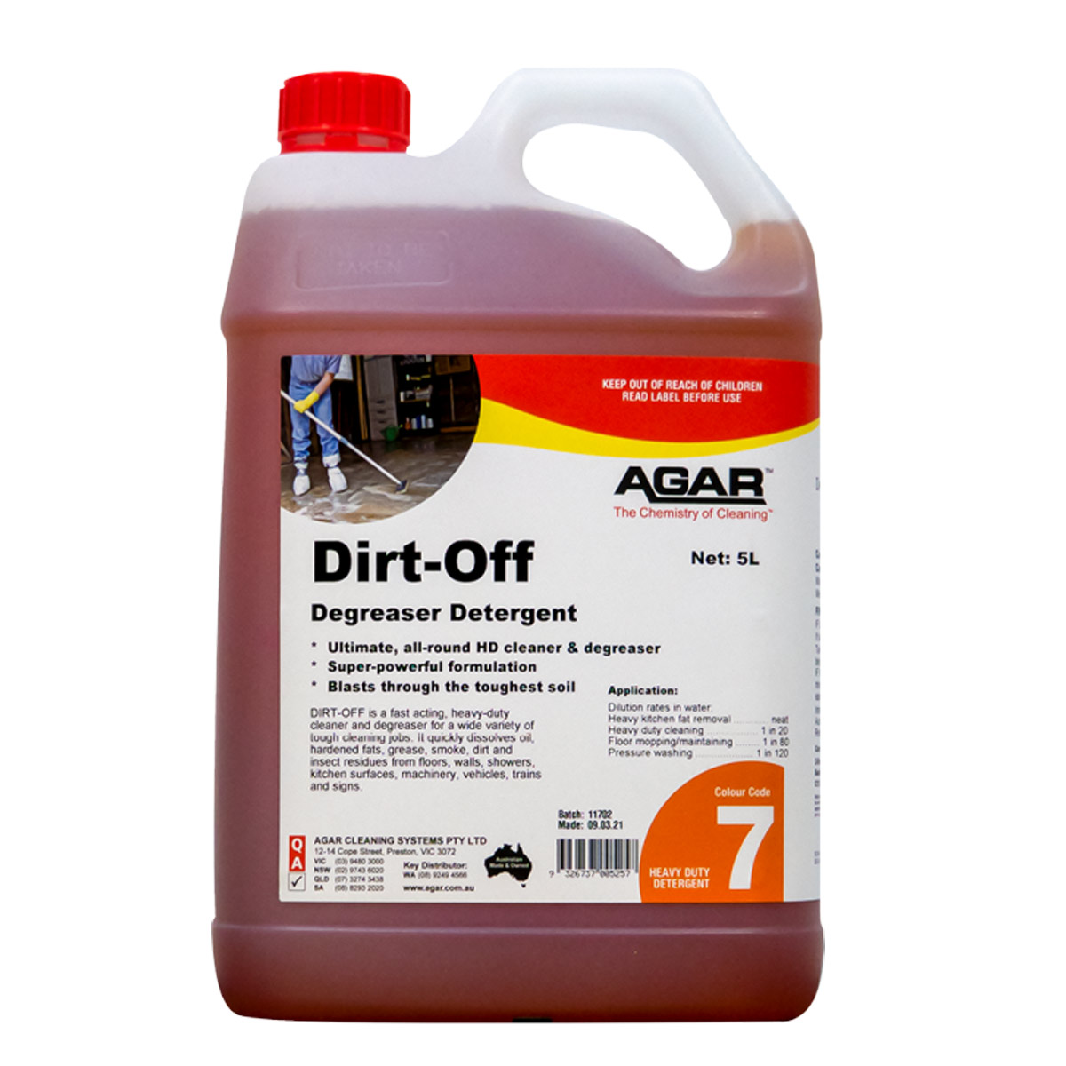 Agar Dirt-off - Sandhurst Cleaning Supplies Bendigo