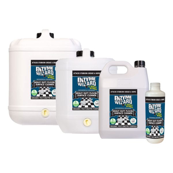 Enzyme Wizard Heavy Duty Floor/Surface Cleaner – Sandhurst Cleaning ...