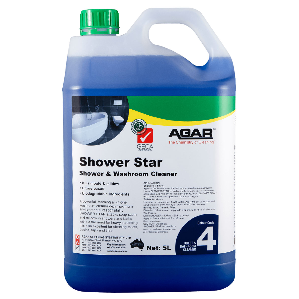 Agar Shower Star